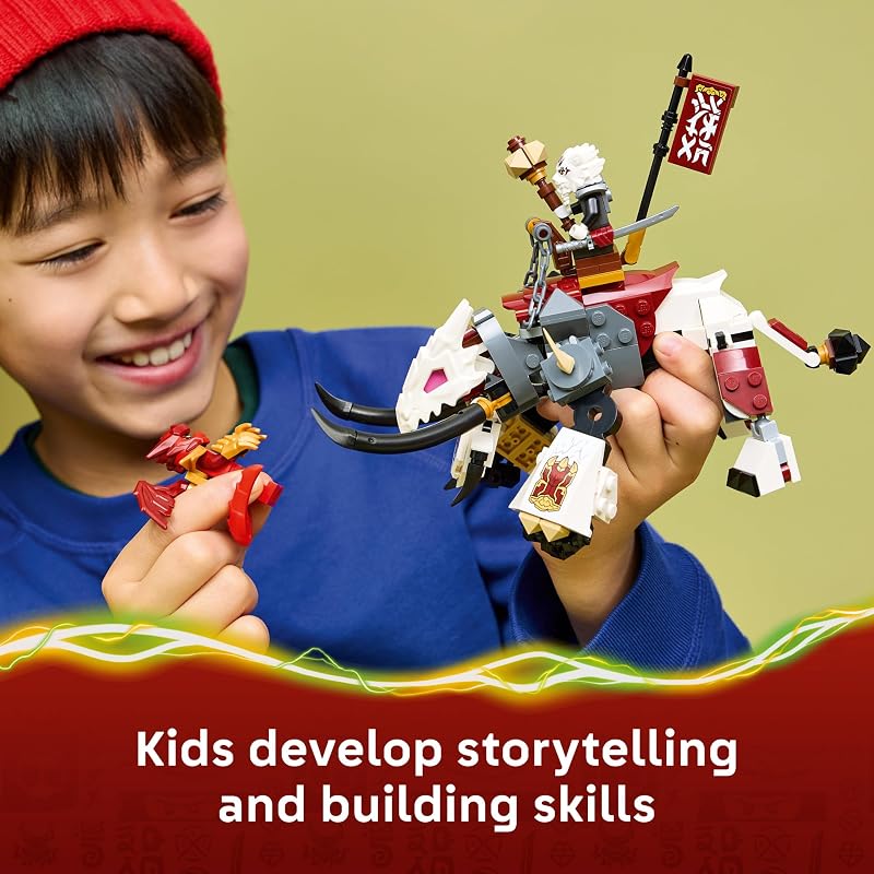 LEGO NINJAGO Zilvar and Grimtak the Dragon Beast 71863 Building Toys for Boys Girls Ages 7 Action Figures for Pretend Play 3 Minifigures 232 pieces Gift for Birthdays