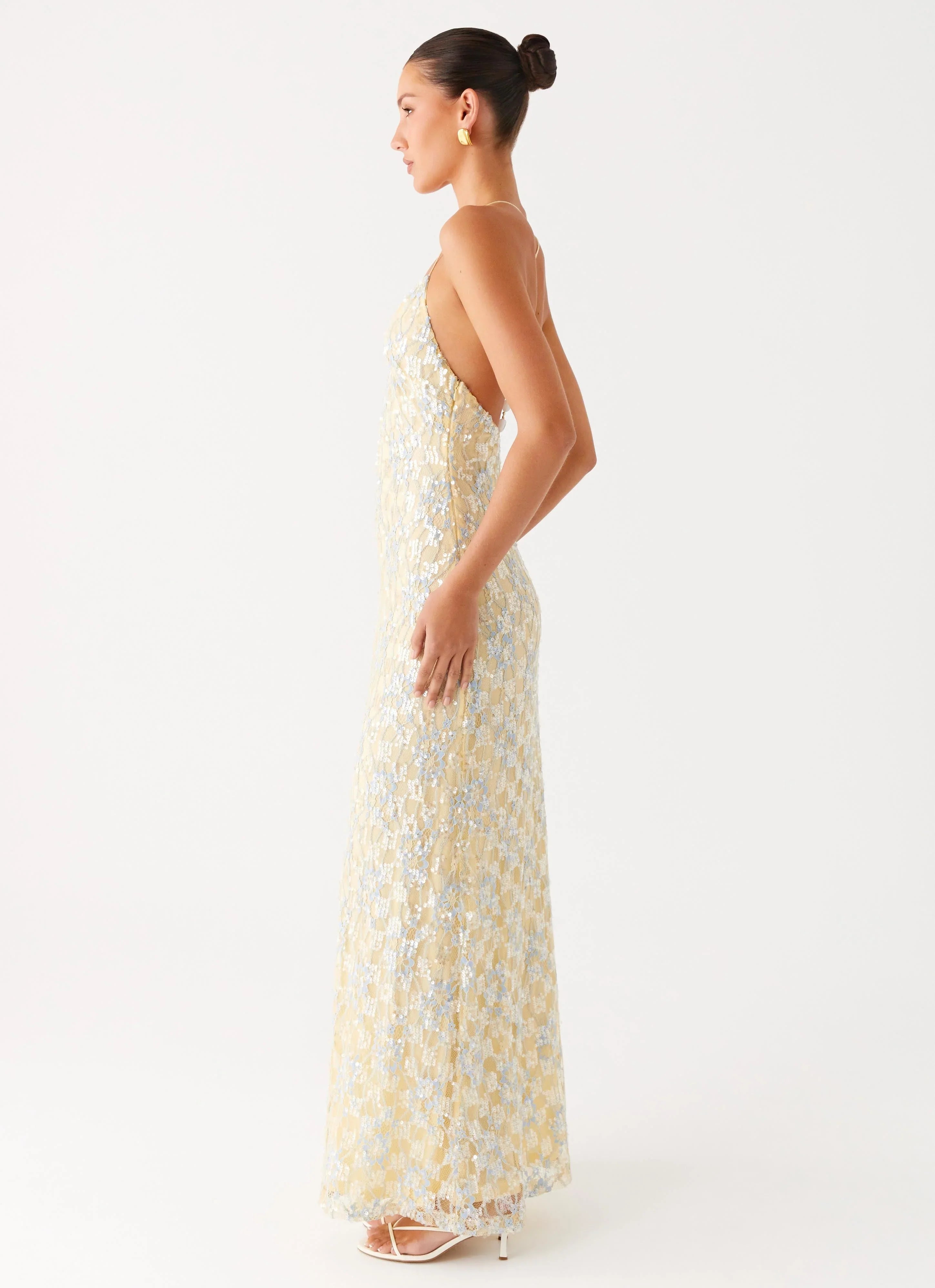 Truly Mine Maxi Dress Yellow