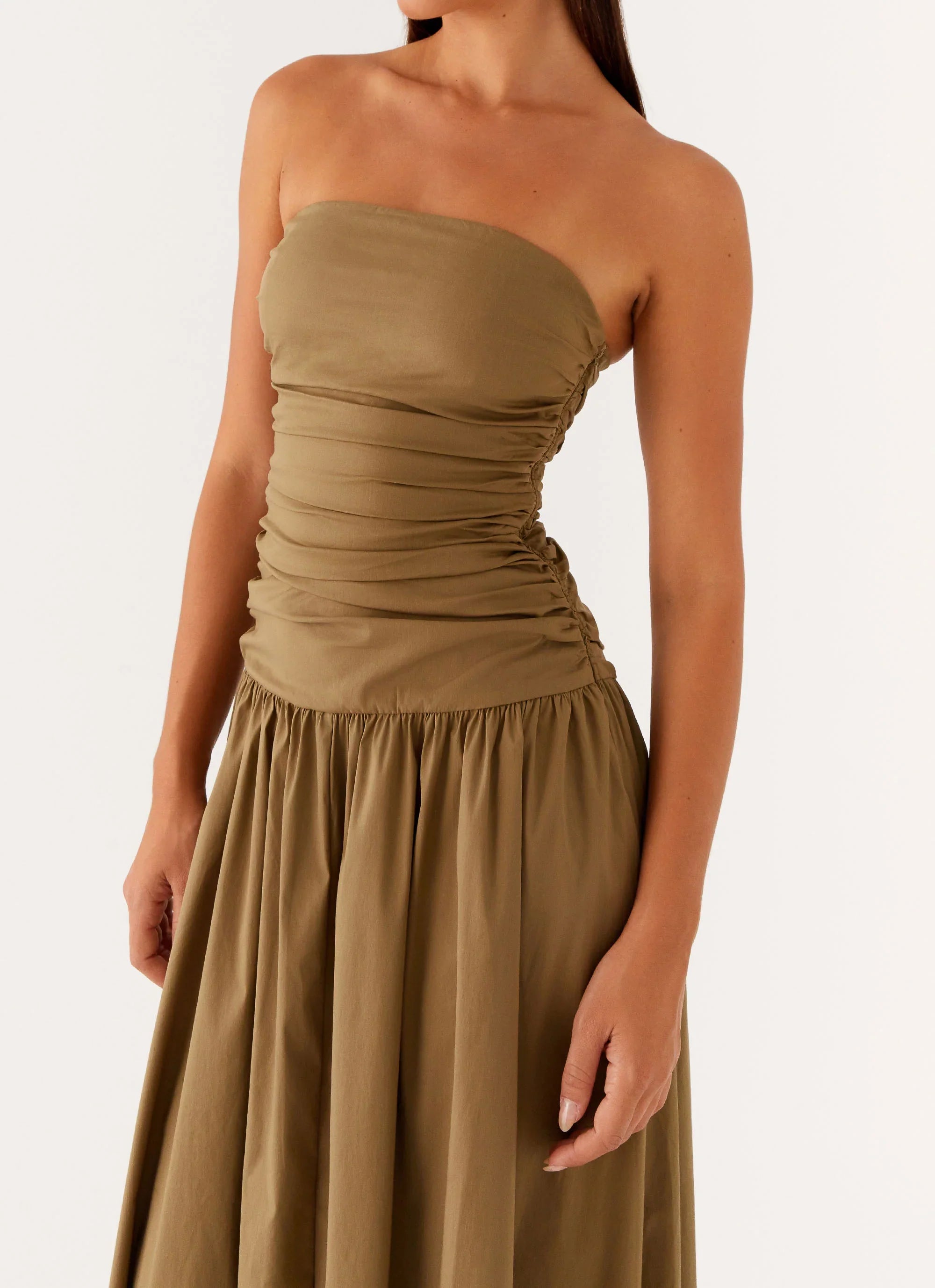 Carmel Maxi Dress Khaki