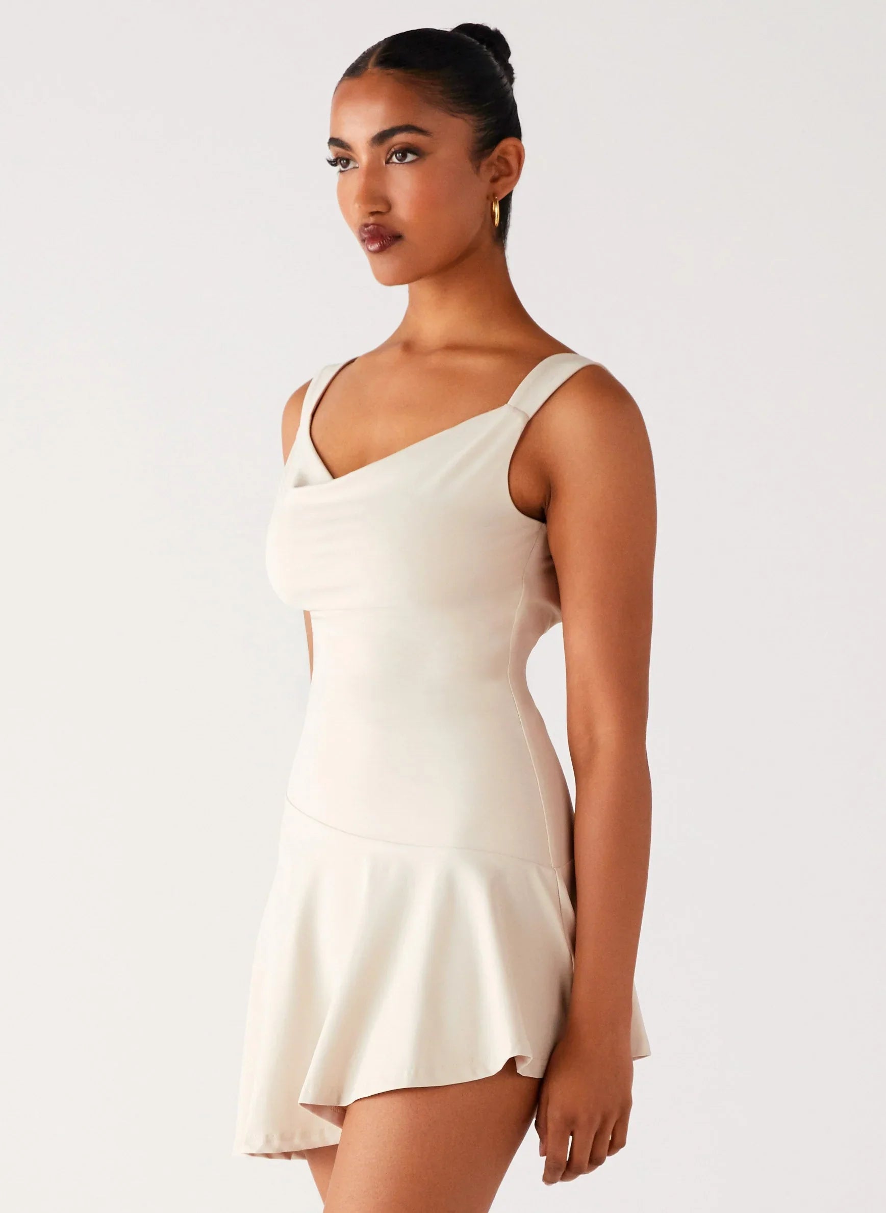 Dune Whisper Mini Dress Ivory