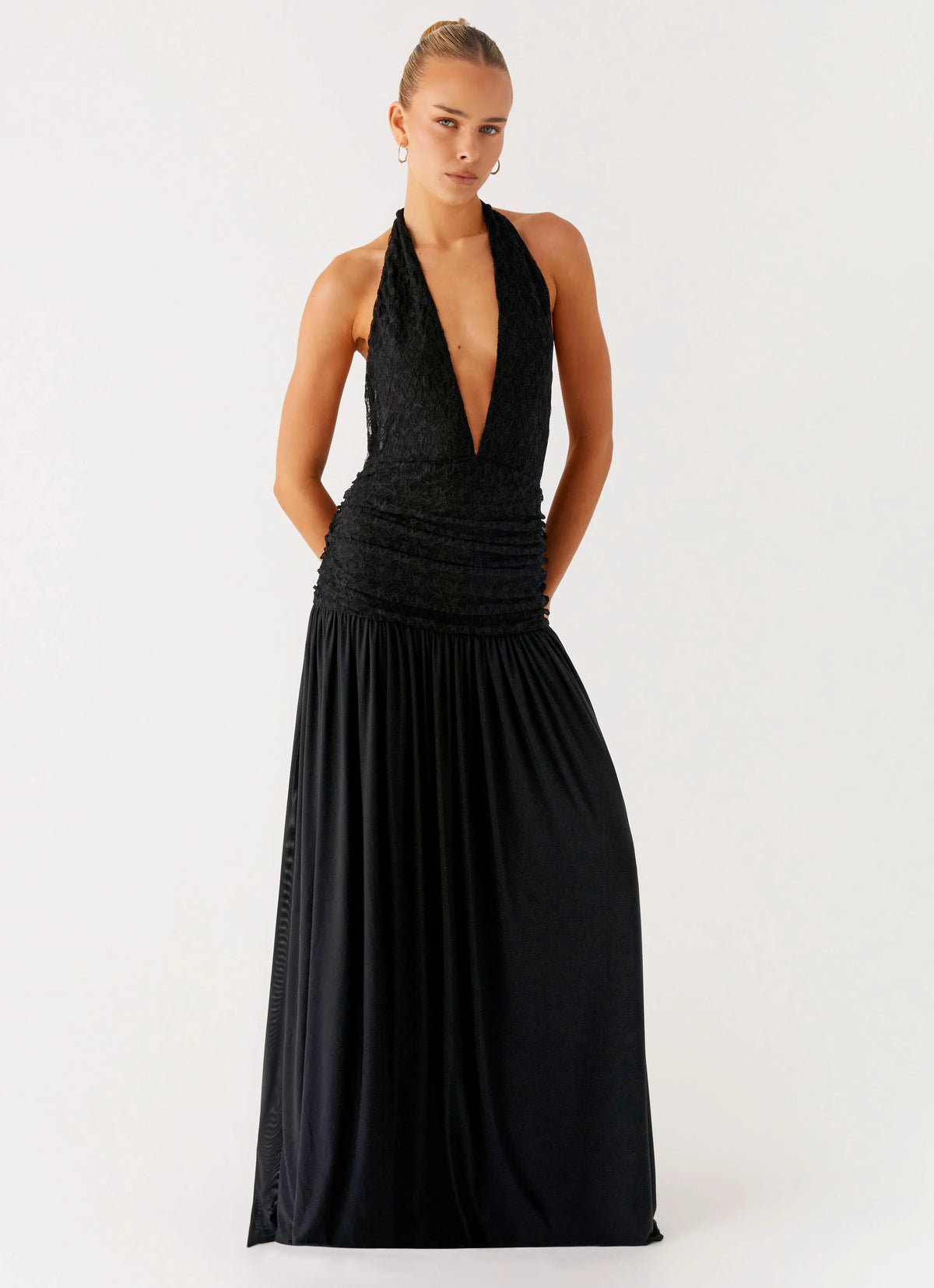 Full Attention Maxi Dress Black