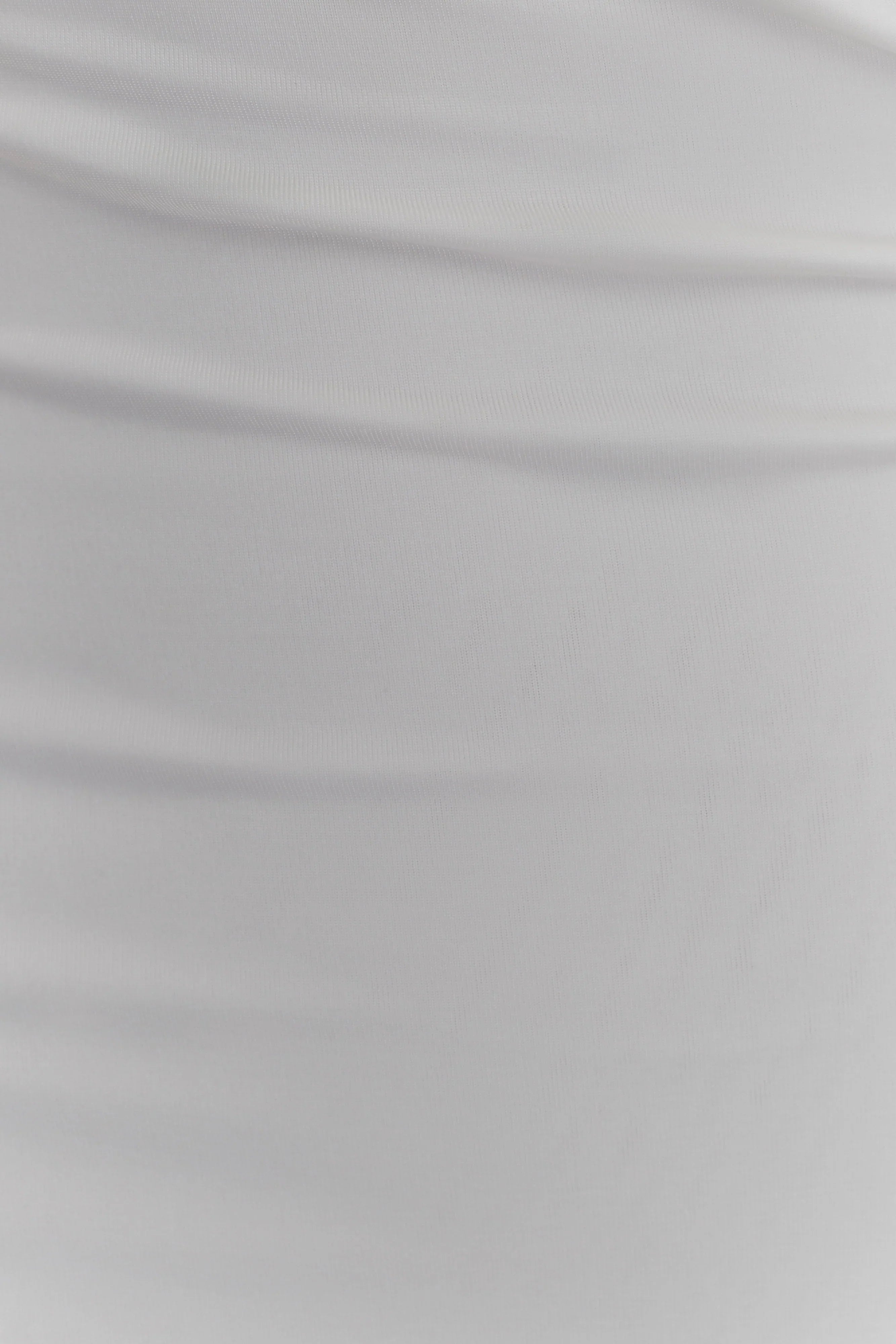 Lottie Slinky Maxi Dress With Split White