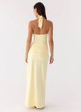 Maribelle Maxi Dress Lemon