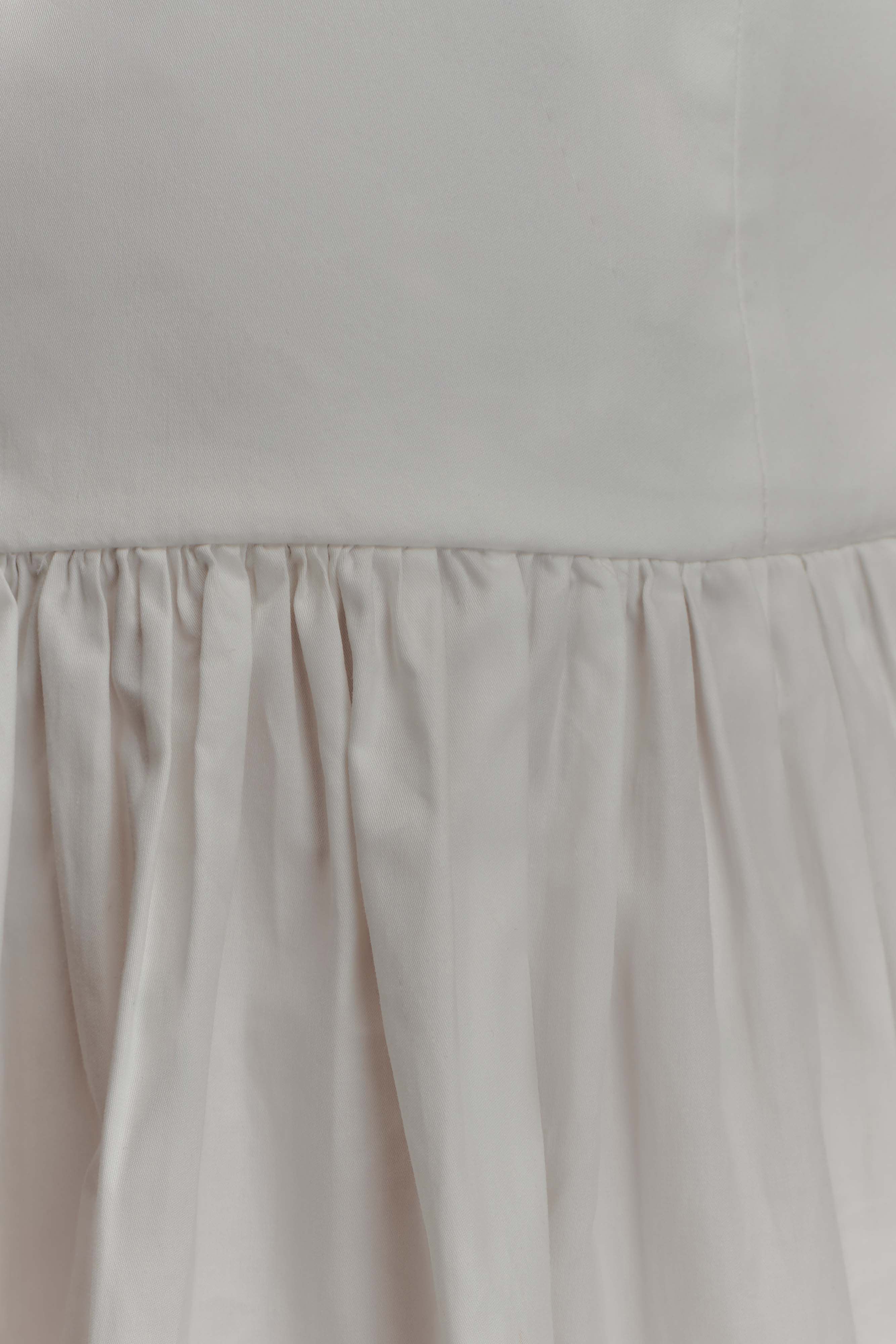 Autumn Maxi Skirt White