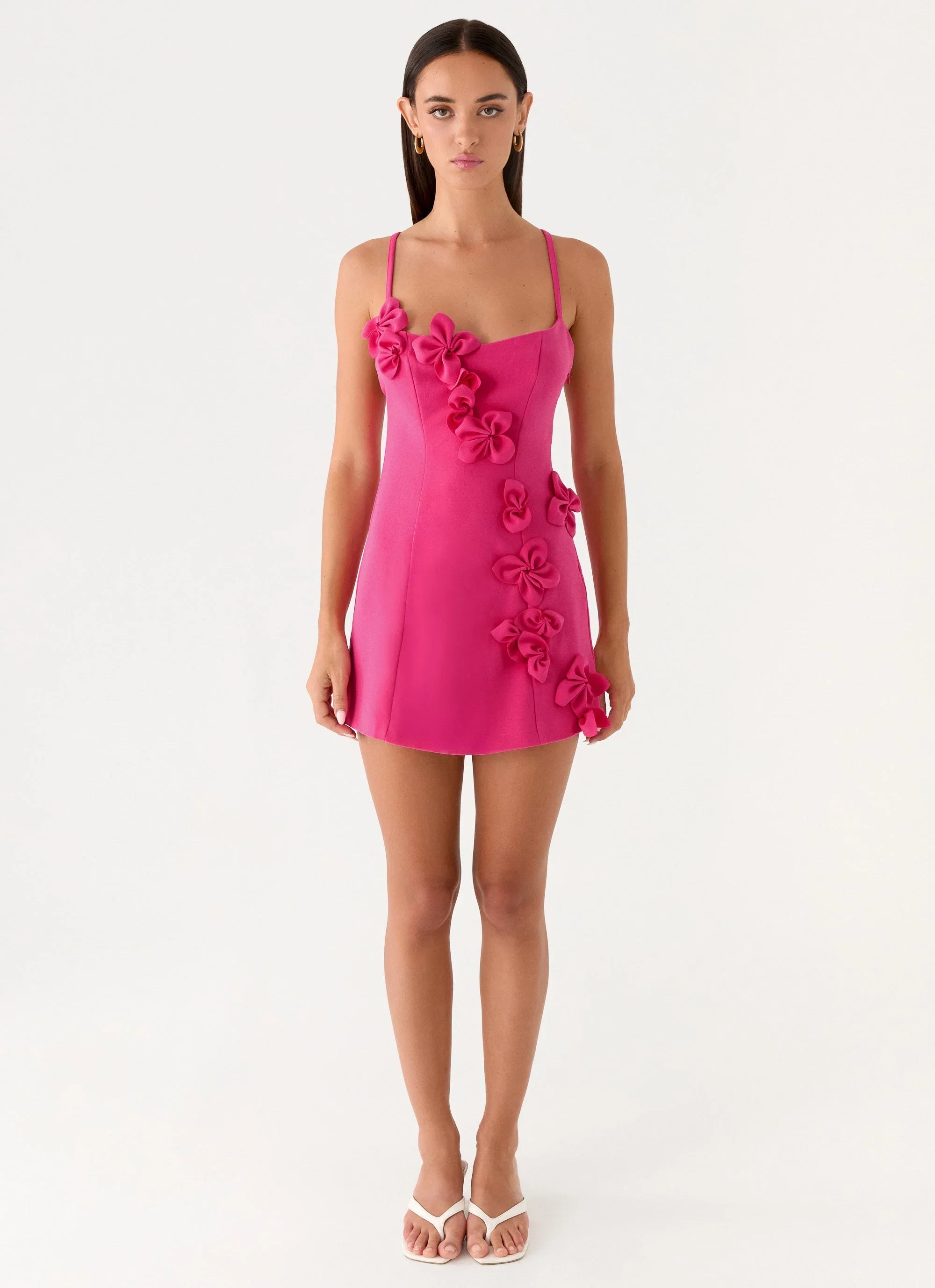 Avenya Mini Dress Fuchsia