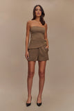 Korrie Suiting Short Cacao Brown
