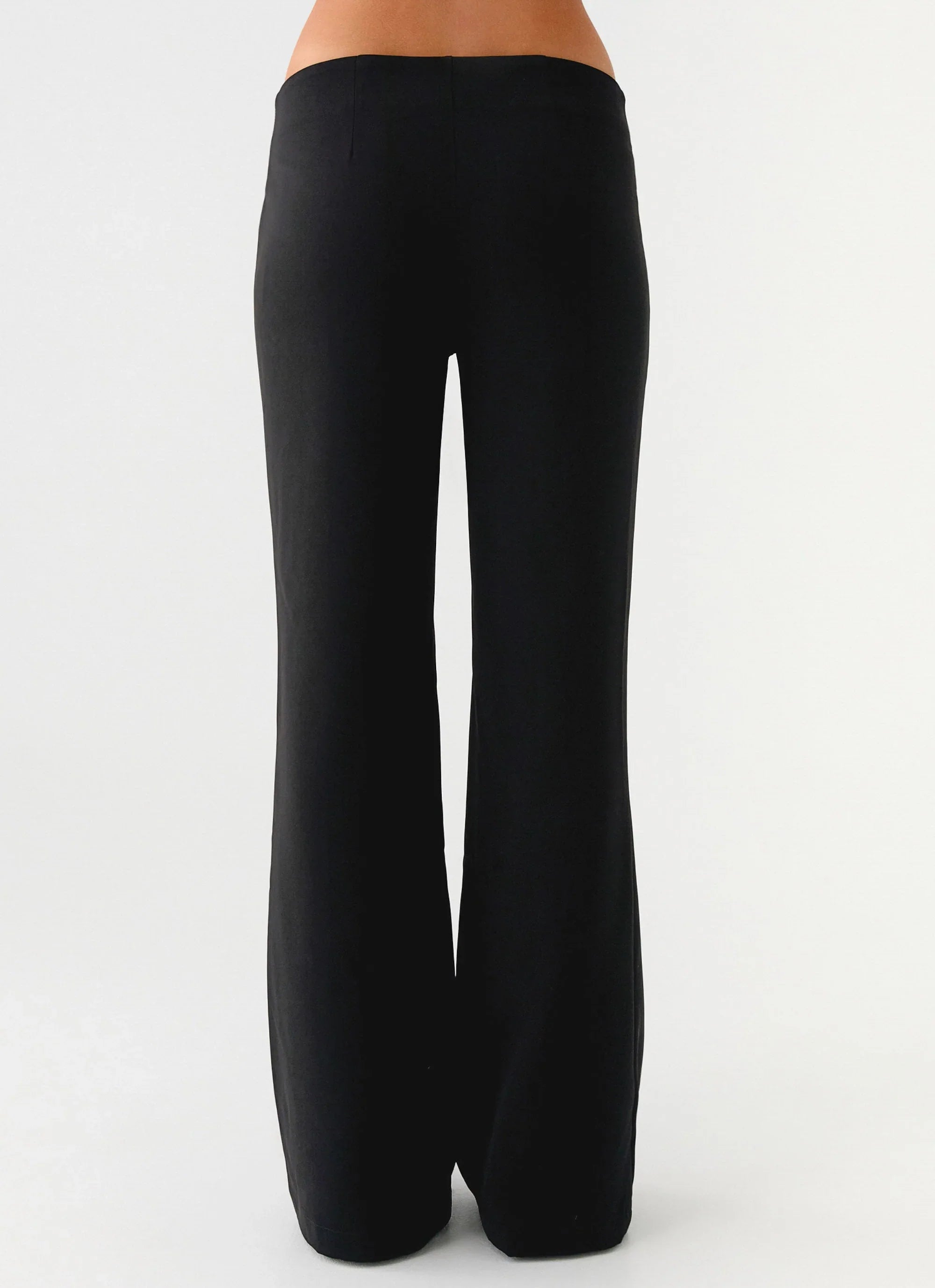 Houston Tie Front Pants Black
