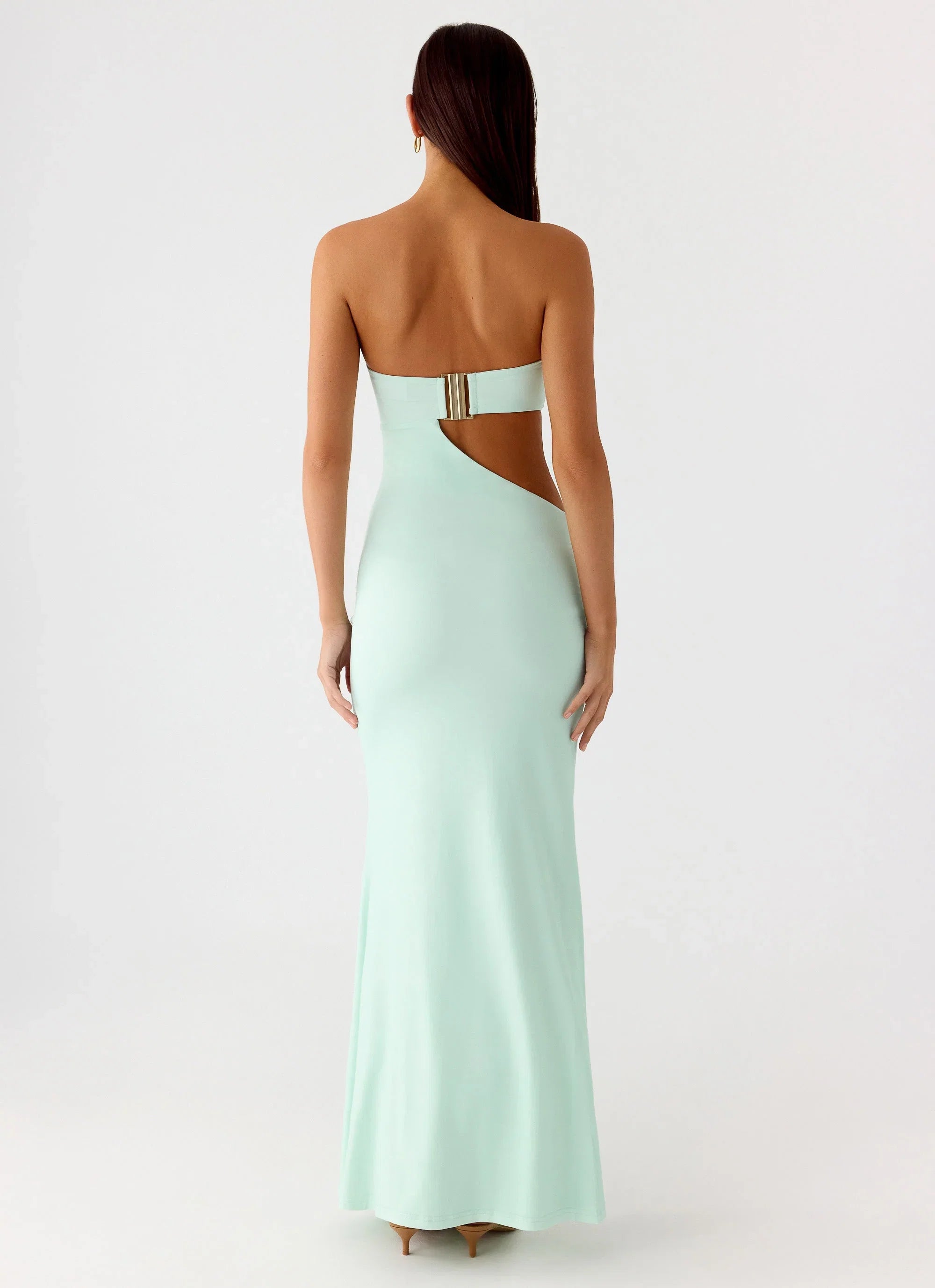 Ellisah Ombre Maxi Dress Green Gradient