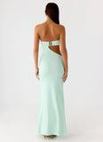 Ellisah Ombre Maxi Dress Green Gradient