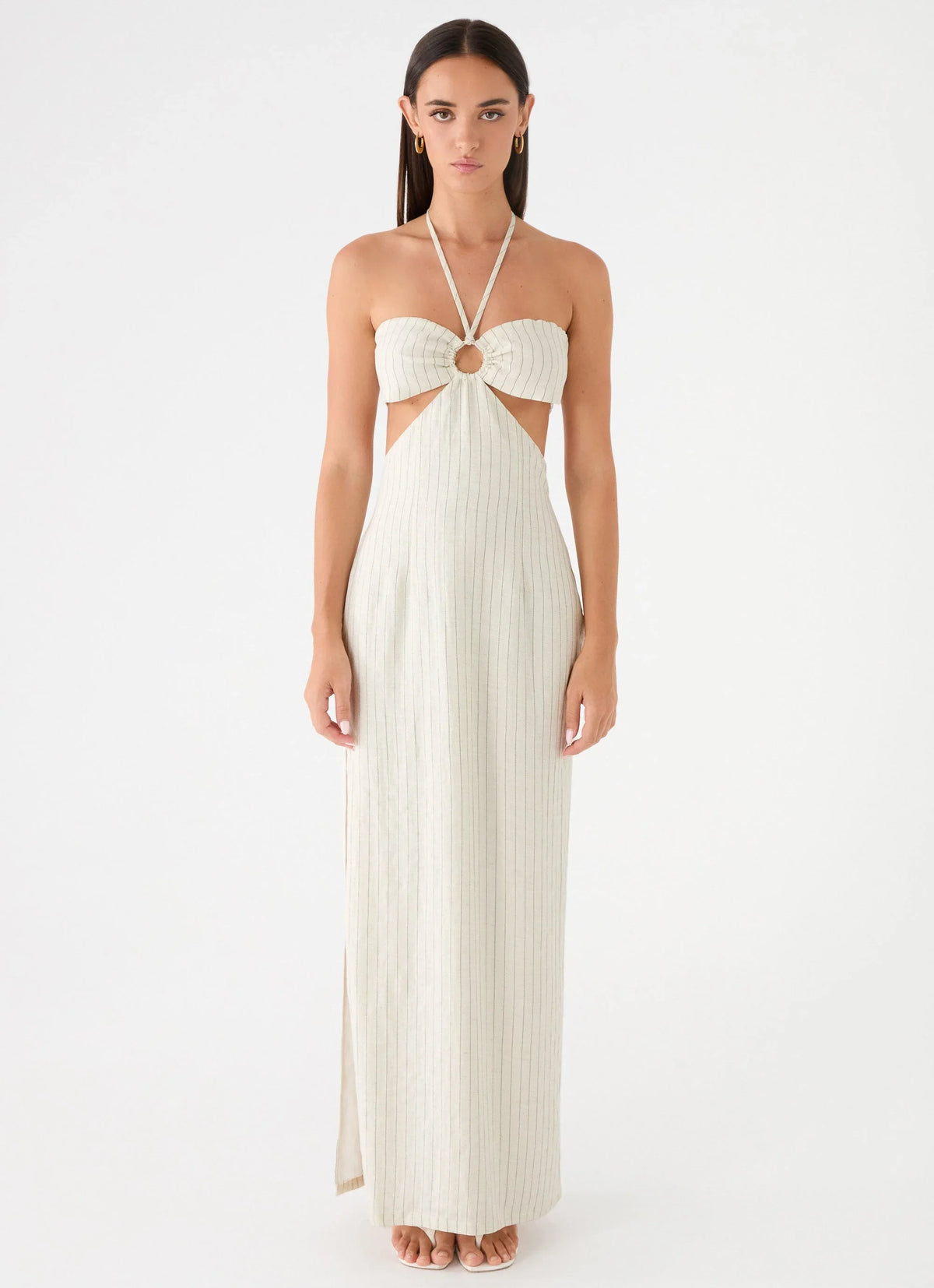 Laid Bare Maxi Dress Desert Stripe
