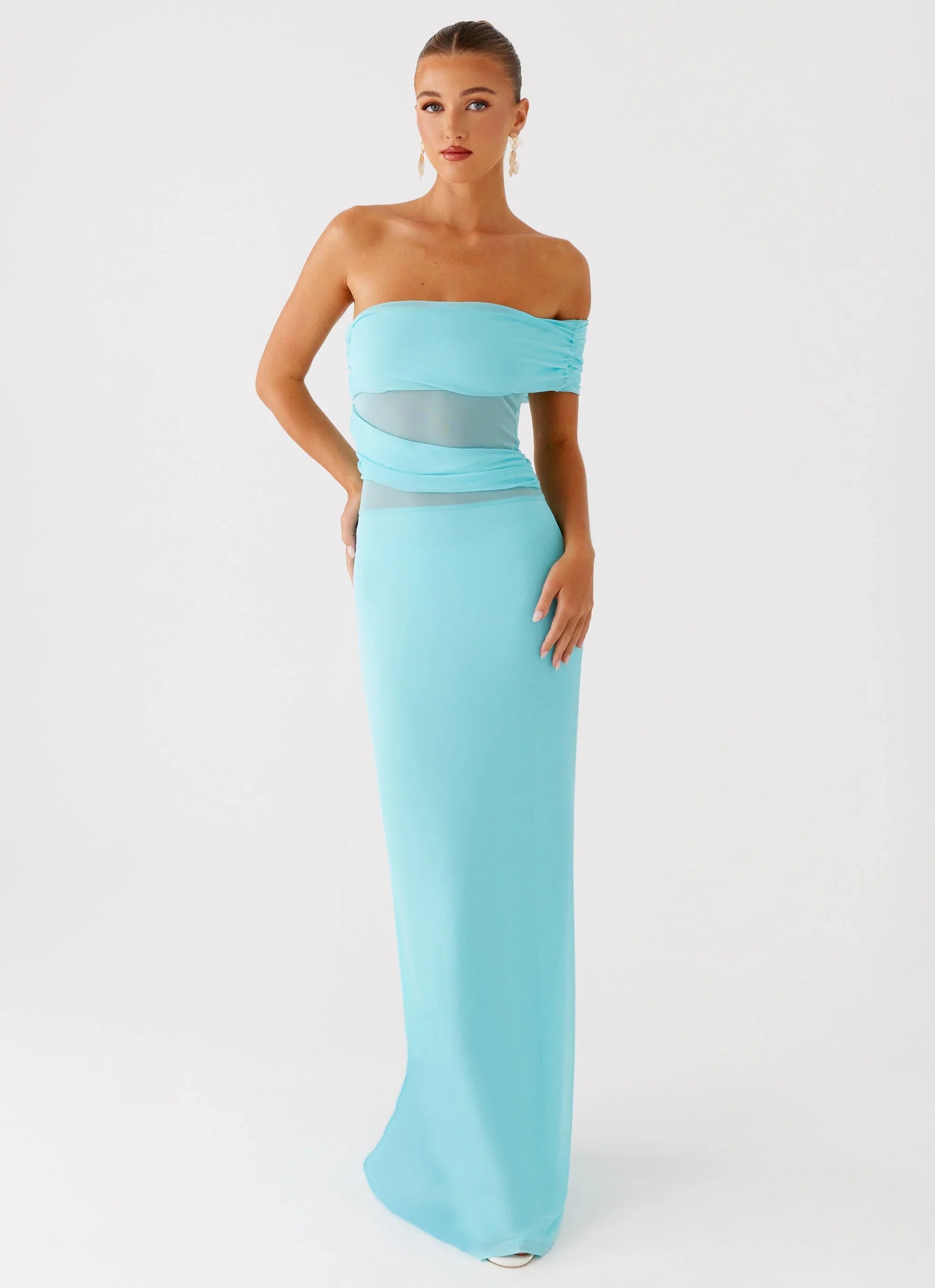 Lumi Maxi Dress Turquoise