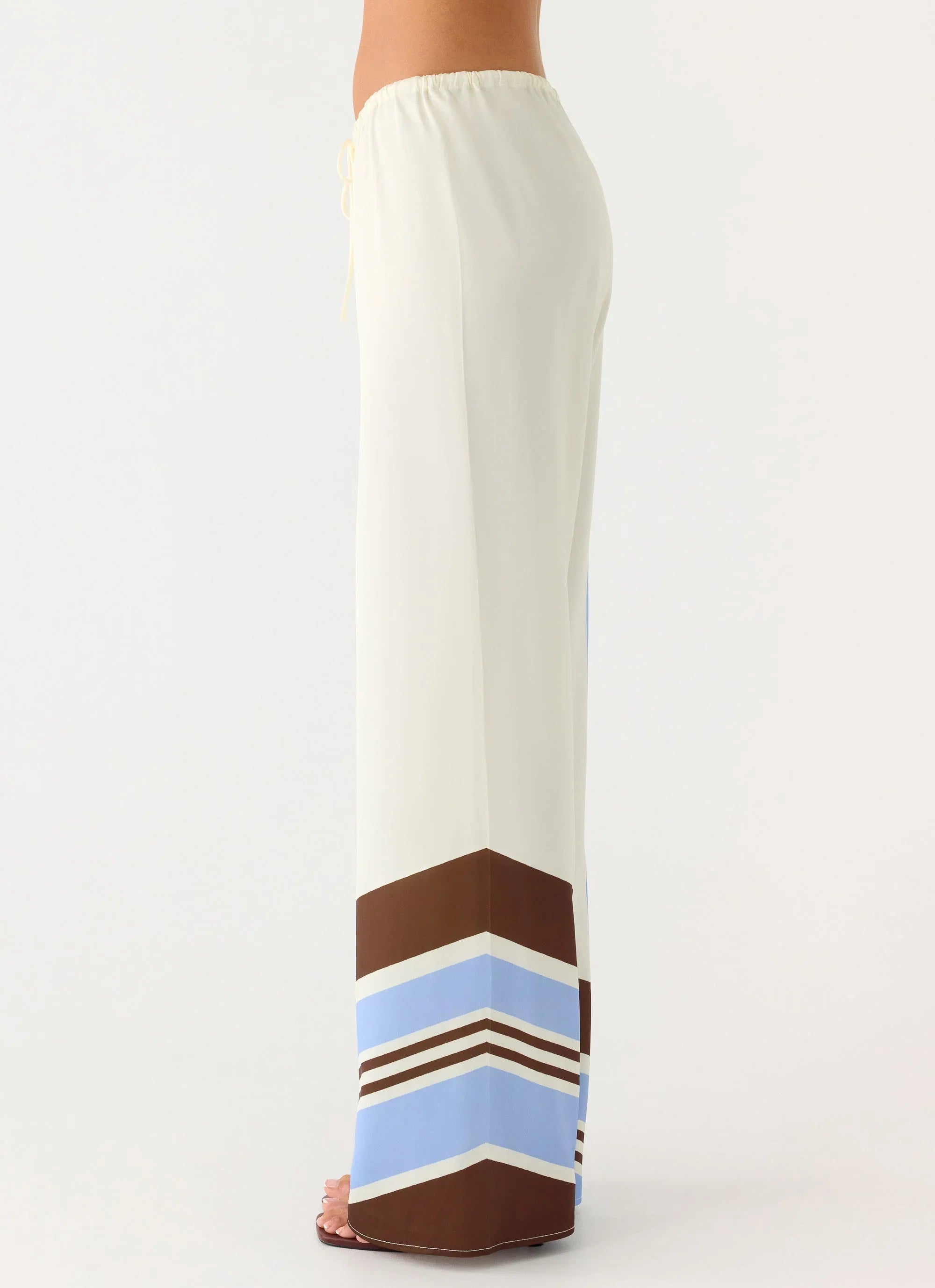 Deacon Low Rise Pants Purple Stripe