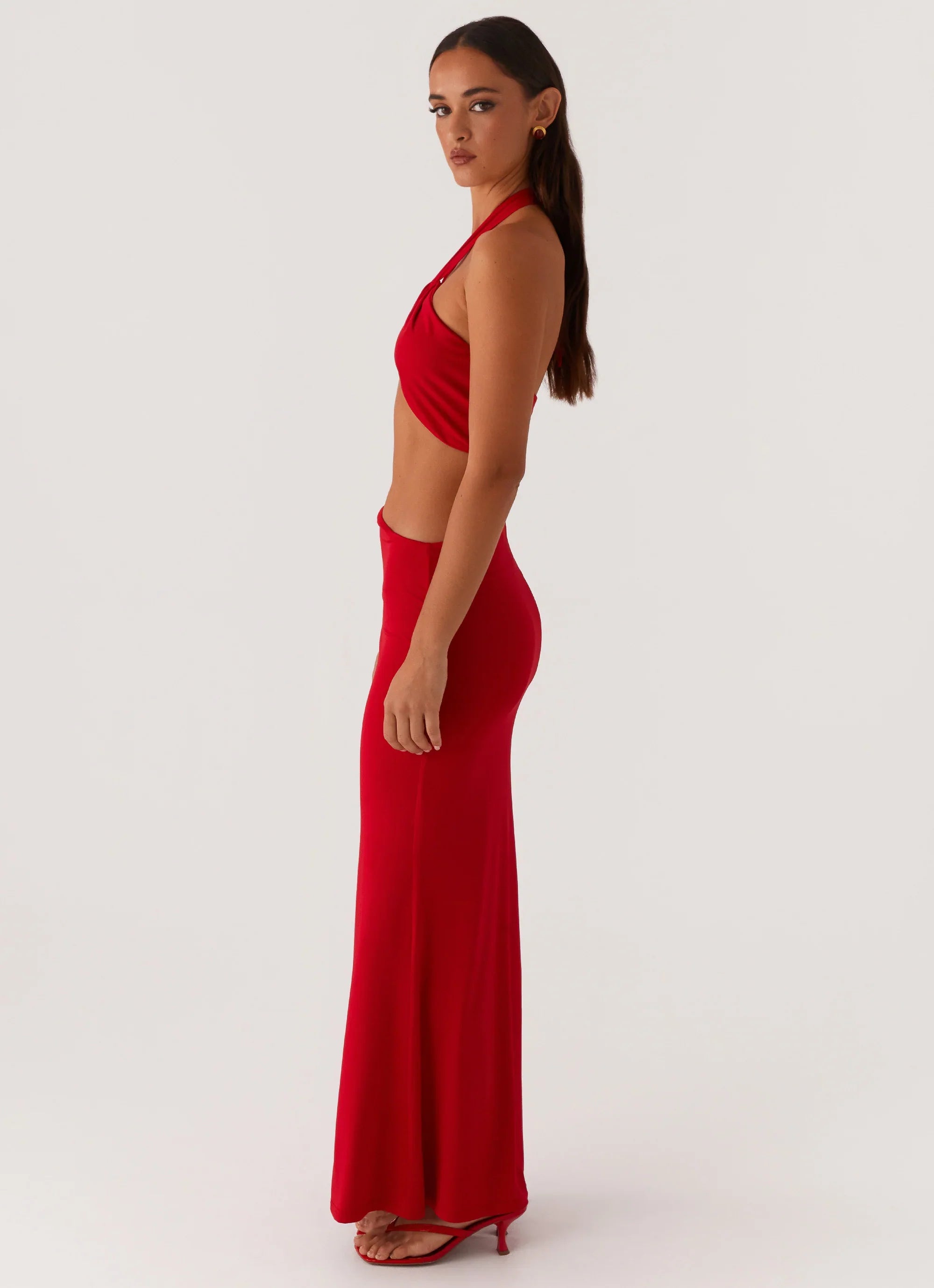 Its Obvious Maxi Dress Red