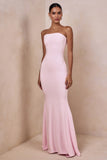 Ceremony Pink Bandeau Maxi Dress