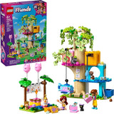 LEGO Friends Tree House Building Toy Pretend Play Building Blocks with Cat Toys 2 Minidolls Creative Storytelling Toy for Girls and Boys Ages 9 Gift Idea 42666