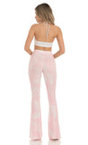 Pant in Swirl Pink Print