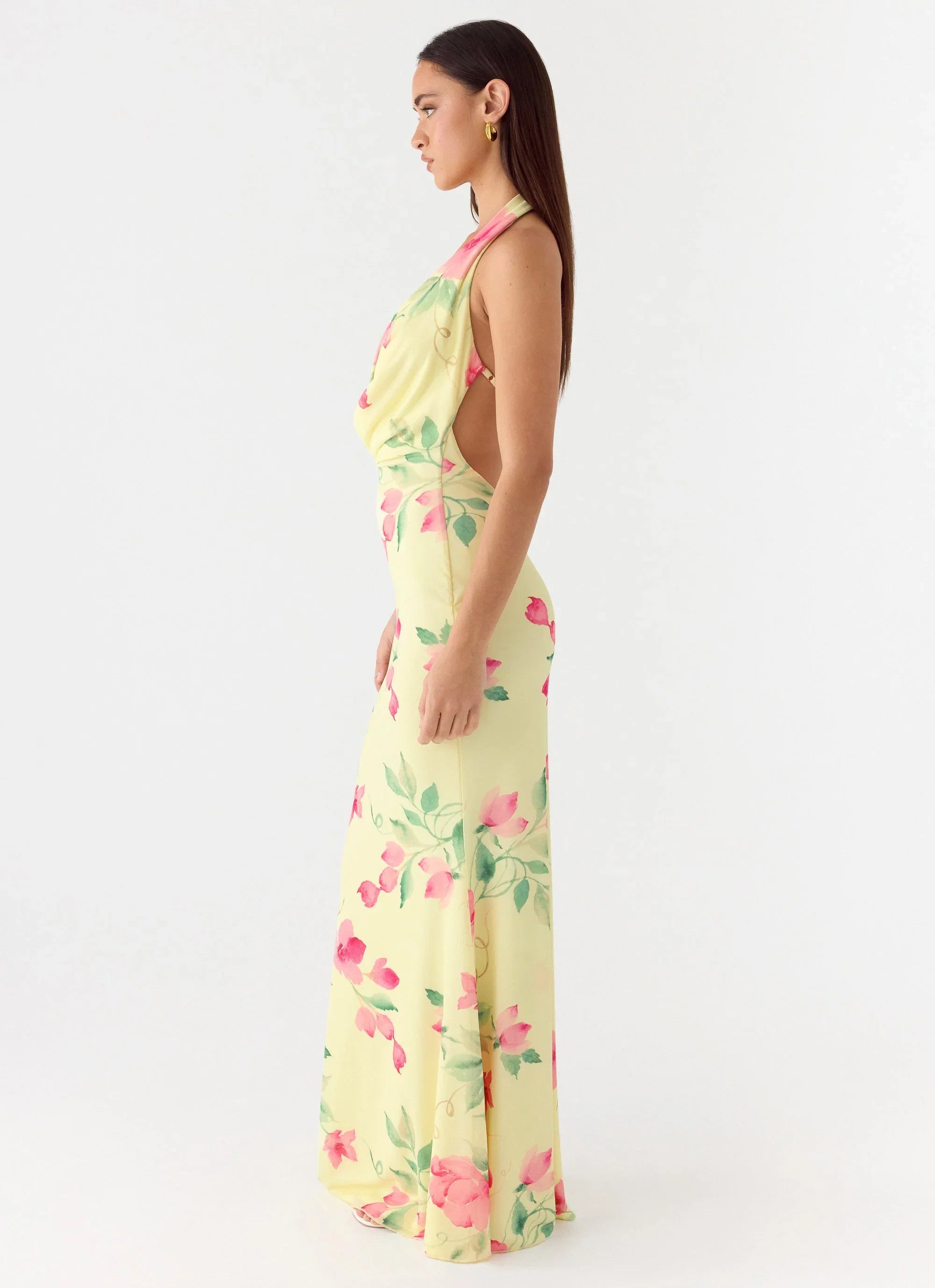 Like You Better Maxi Dress Lemon Soleil