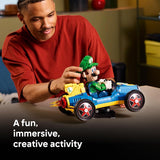LEGO Mario Kart Luigi Mach 8 Building Set for Adults Ages 18 Nintendo Collectible for Fans Gift for Men Women Bedroom or Bookshelf Decor 72050