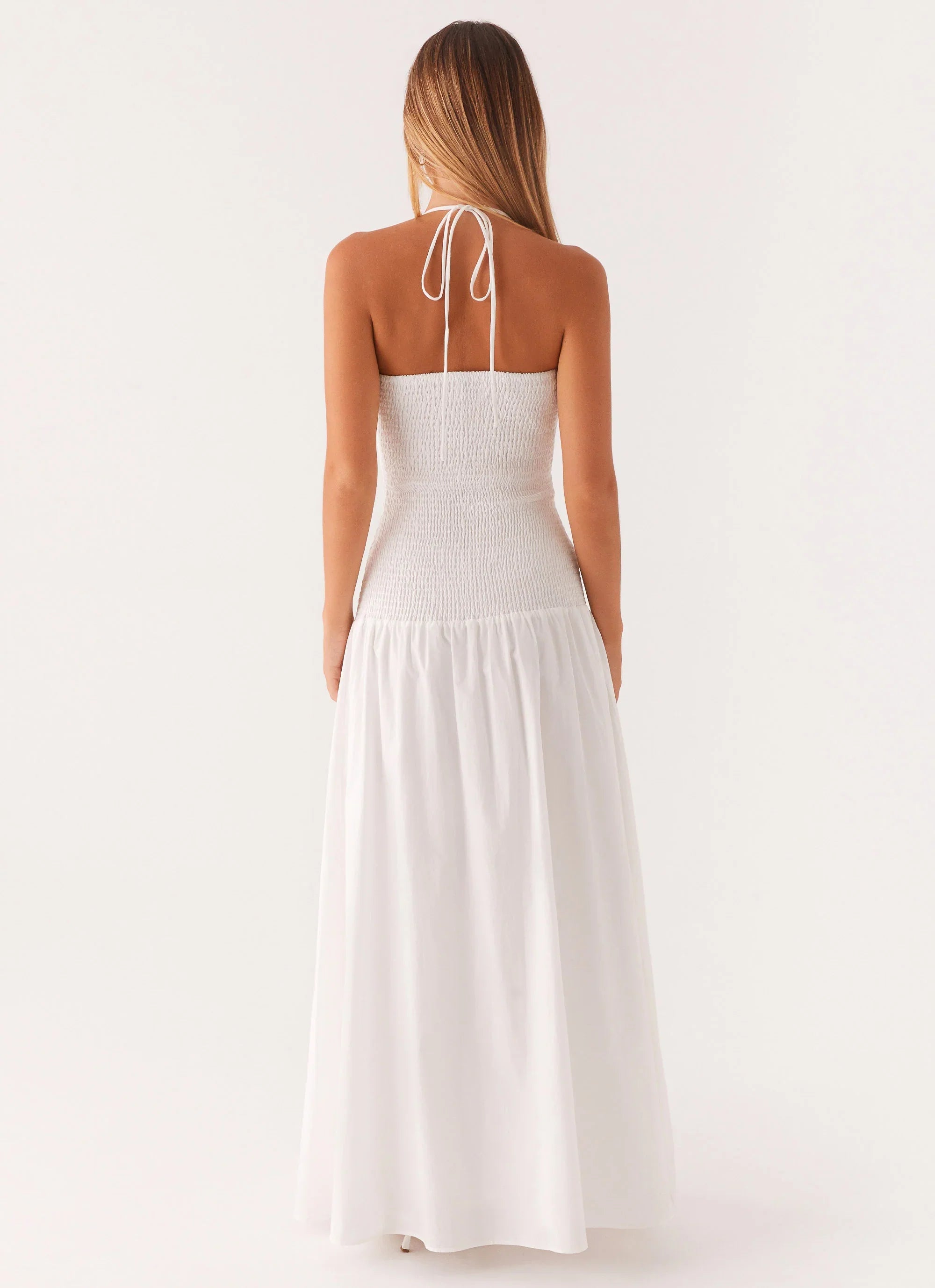 Zahra Maxi Dress White