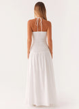 Zahra Maxi Dress White