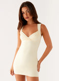 Rosier Mini Dress Yellow