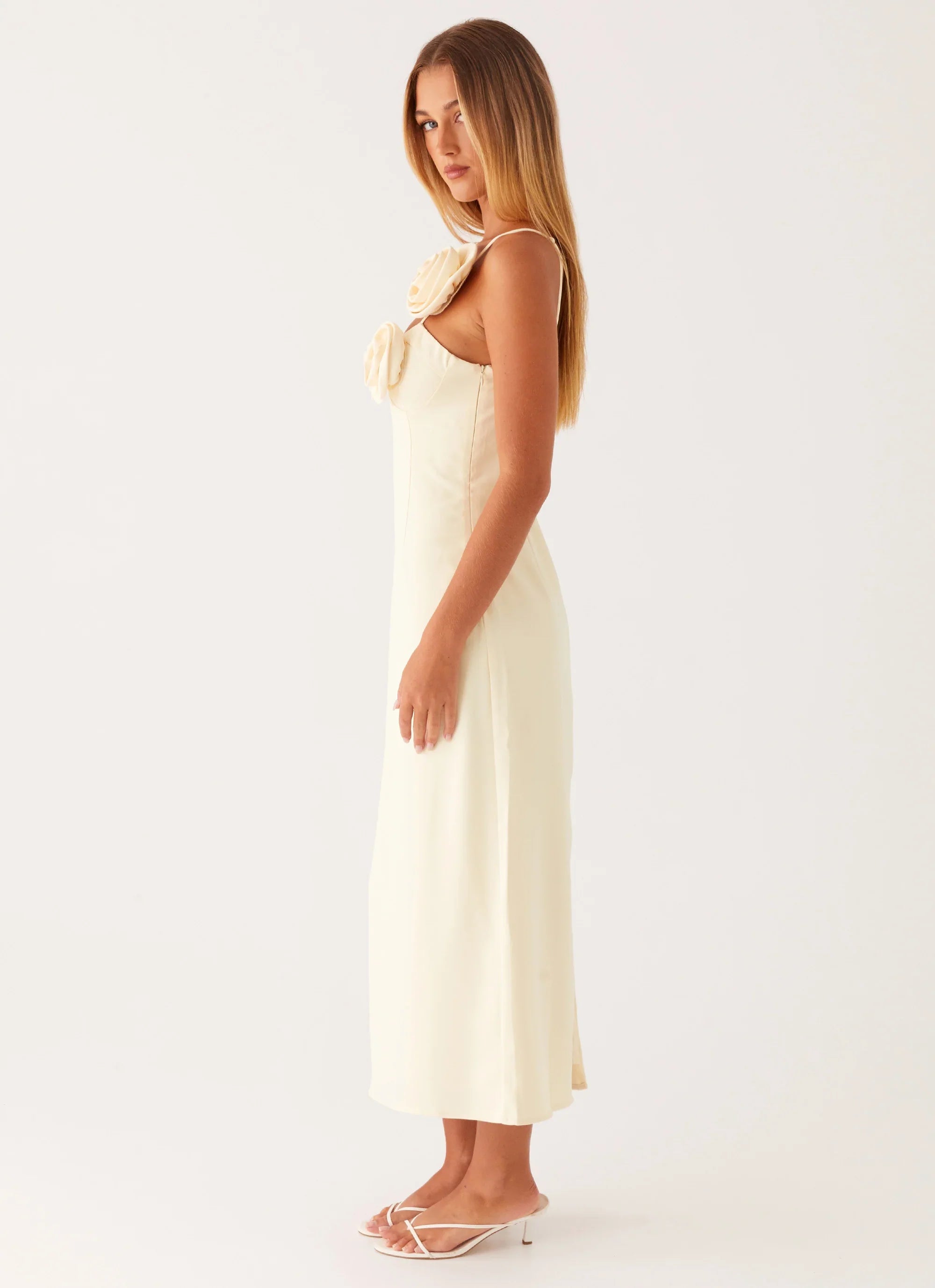 Sweetpea Midi Dress Yellow