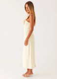 Sweetpea Midi Dress Yellow