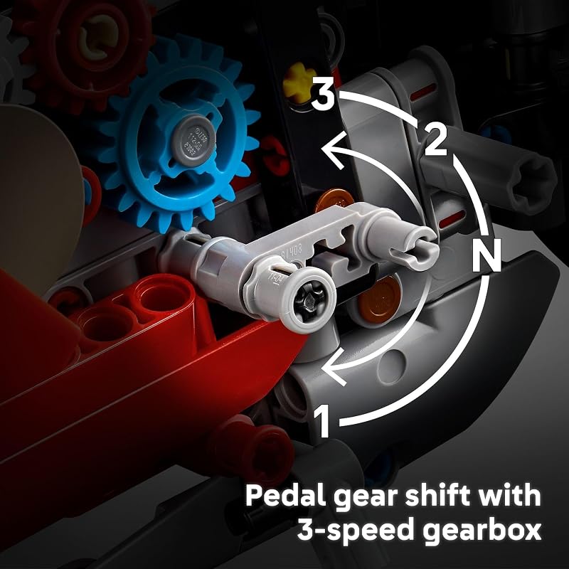 LEGO Technic Ducati Panigale V4 S Motorcycle Toy Building Set for Adults Men Women Ages 18 Gift for Birthdays 42202