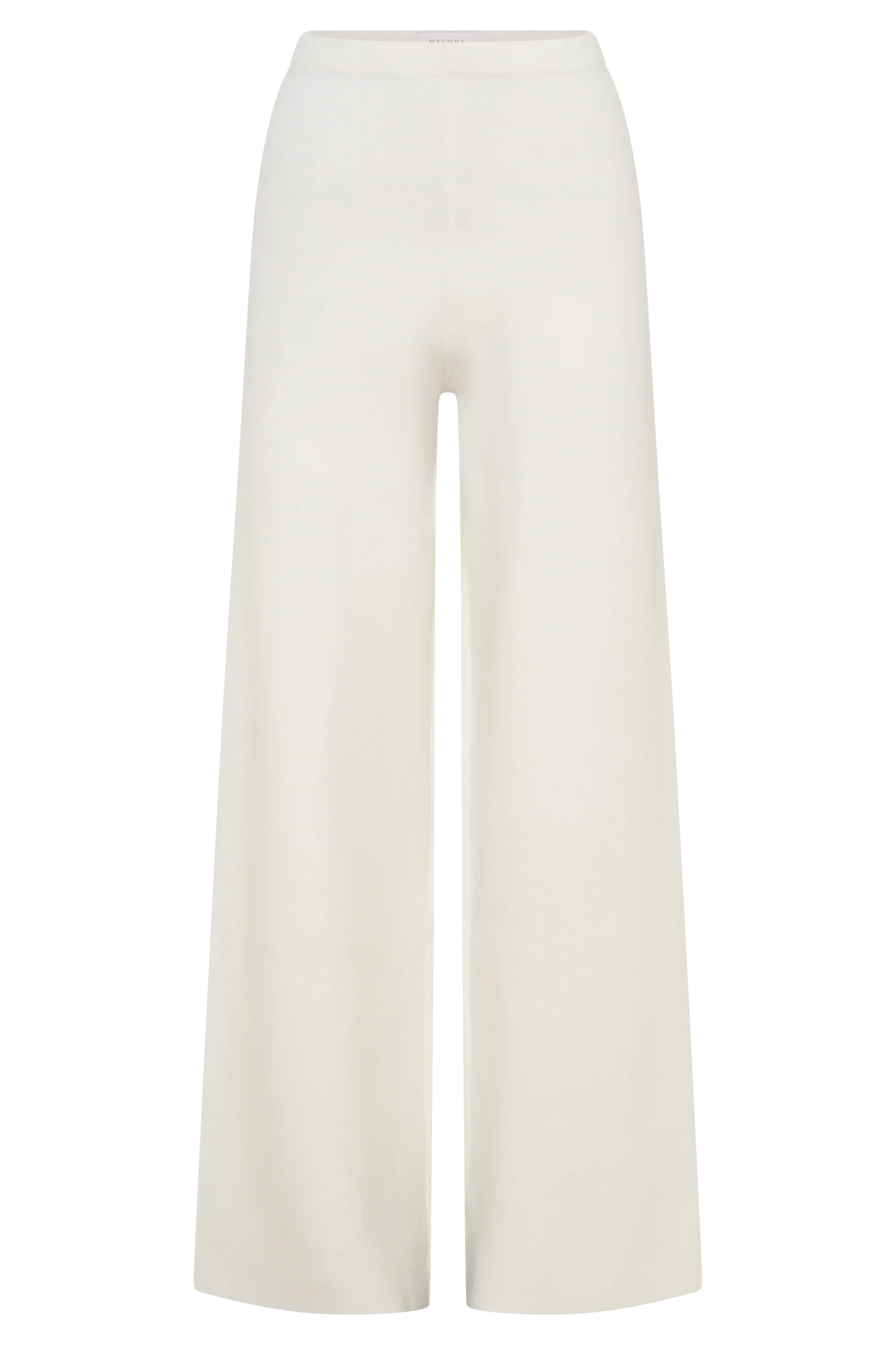 Kerrymae Straight Leg Knit Pants Off White