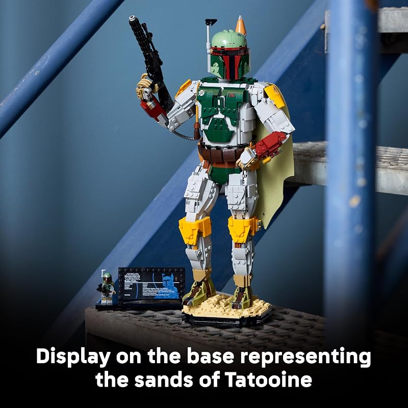LEGO Star Wars Boba Fett 75455 Collectible Building Sets for Adults Ages 18 Movie Display for Bedroom or Book Shelf 1544 pieces Gift for Fans