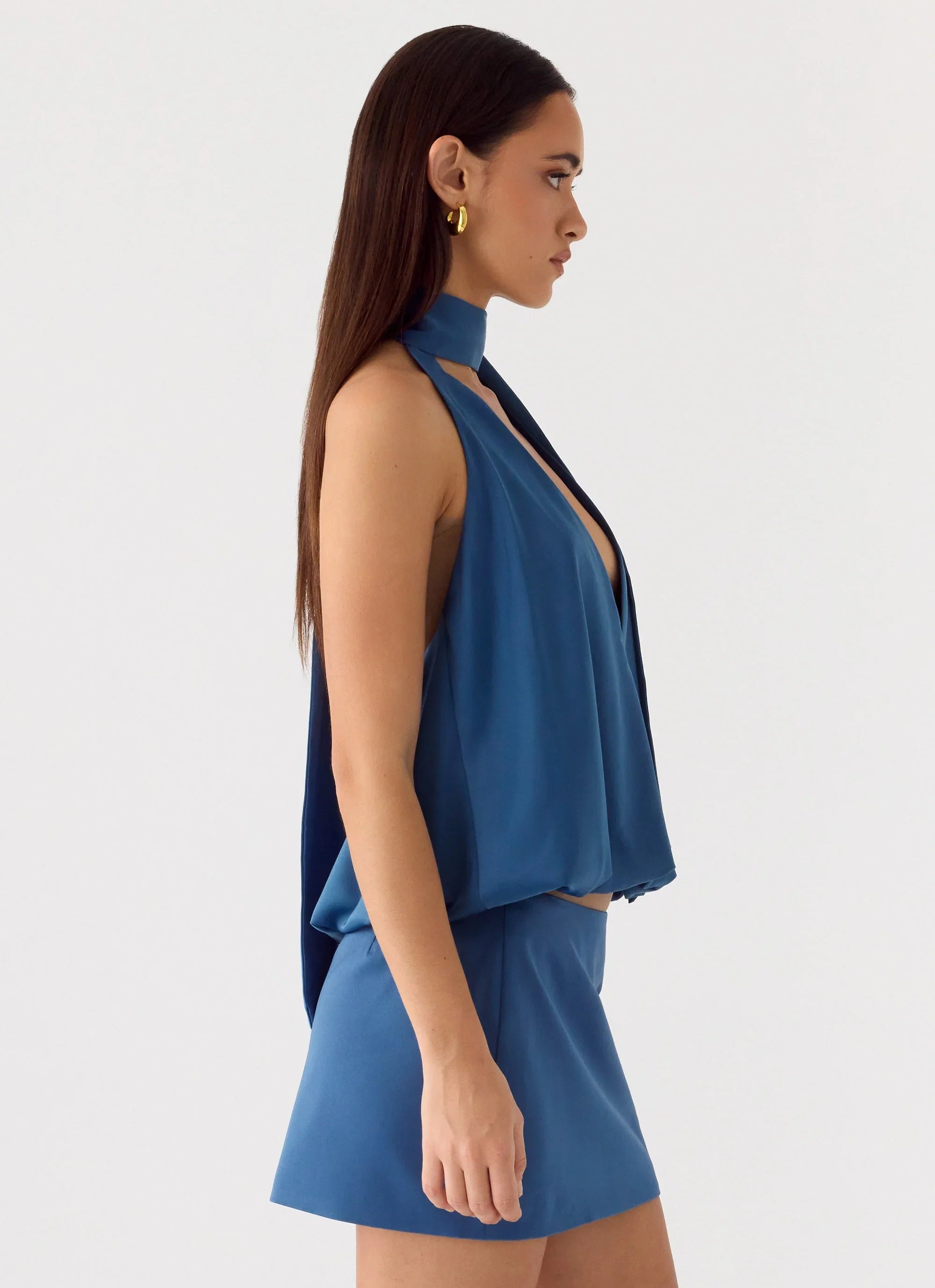 Celestin Top Washed Navy