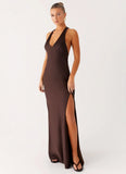 Angie Maxi Dress Chocolate