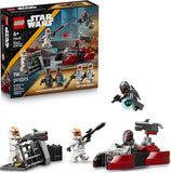 LEGO Star Wars Siege of Mandalore Battle Pack Building Toy for Boys Girls The Mandalorian Pretend Play Set W 4 Character Minifigures for Kids Fans Ages 6 Gift Idea for Birthdays 75449