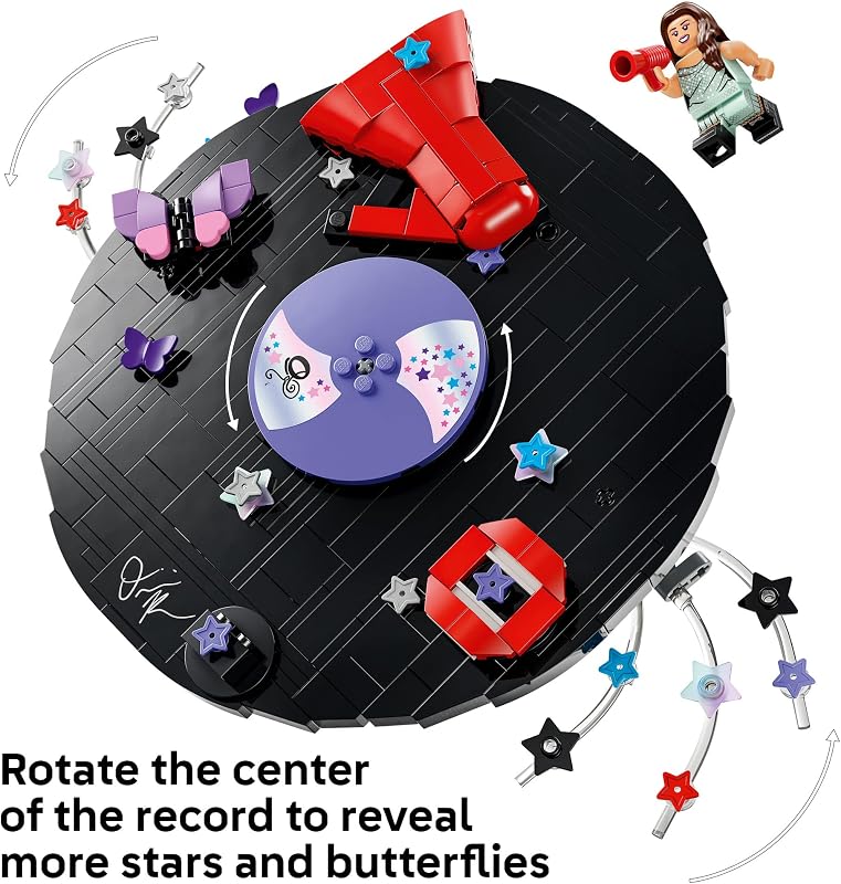 LEGO Editions Olivia Rodrigos Vinyl 43028 Collectible Building Toy for Girls Boys Ages 10 Olivia Rodrigo Minifigure Bedroom Decor 360 pieces Gift for Birthdays