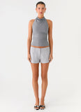 Oslo Mini Shorts Grey