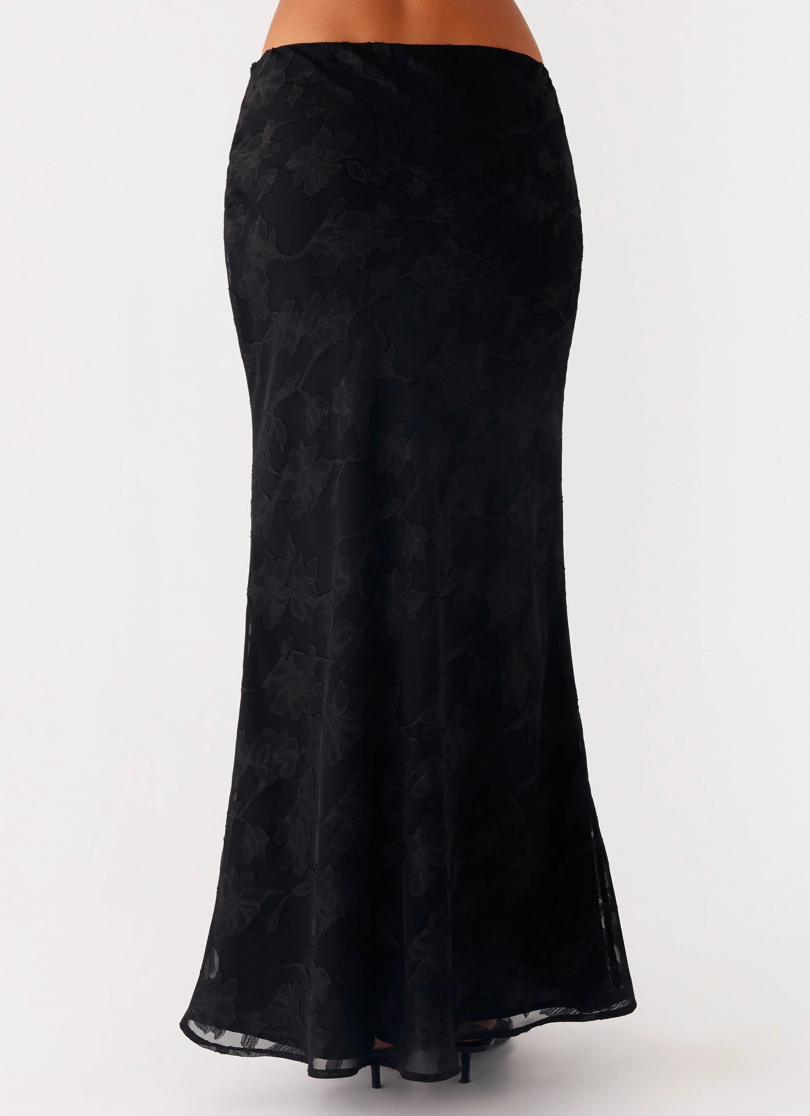 Starlit Maxi Skirt Black