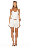 Ailany White Floral Shorts