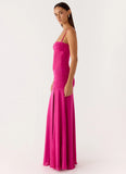 Viene Corset Maxi Dress Fuchsia