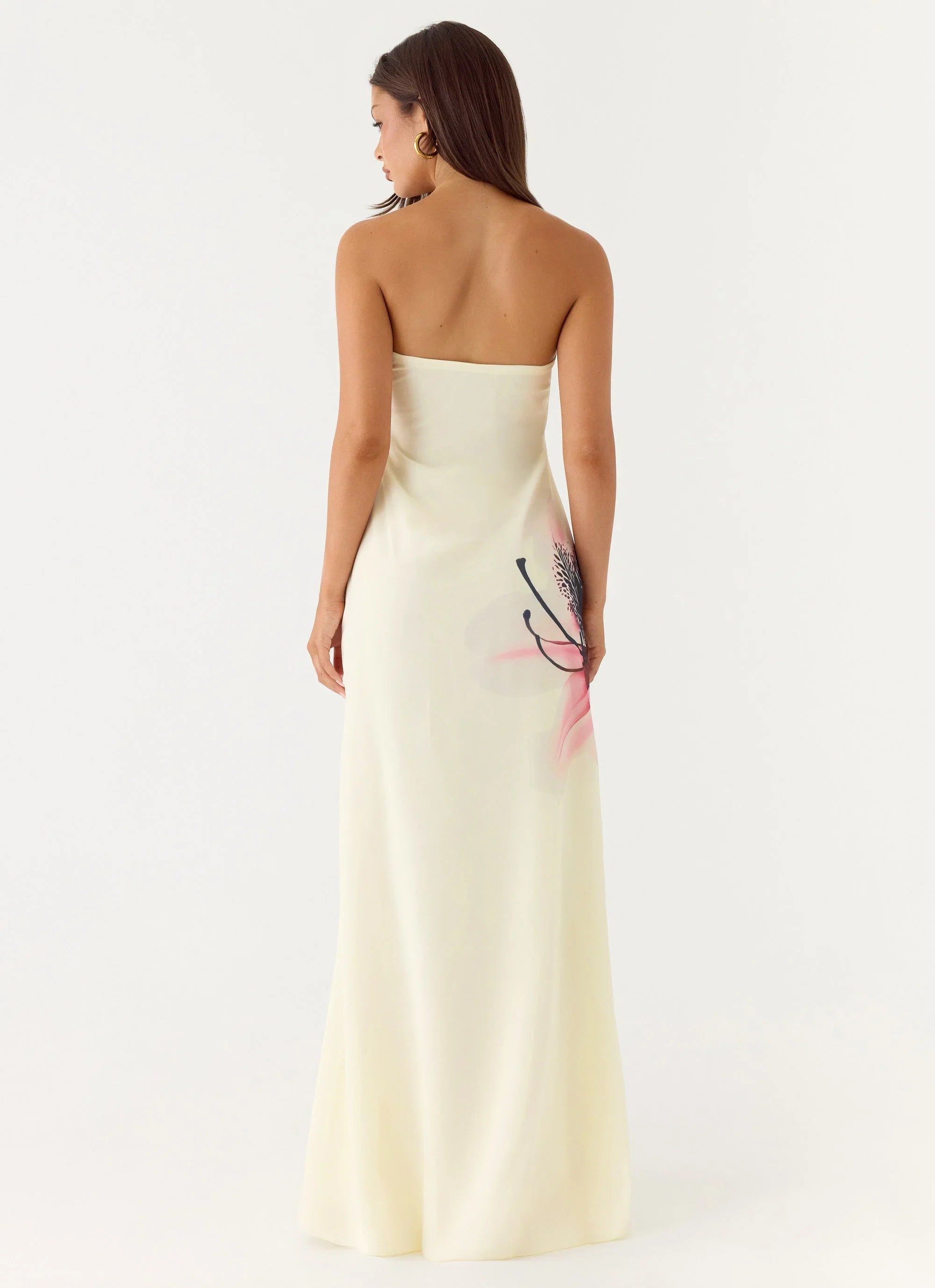 Lariettea Strapless Maxi Dress Velvet Bloom