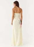 Lariettea Strapless Maxi Dress Velvet Bloom