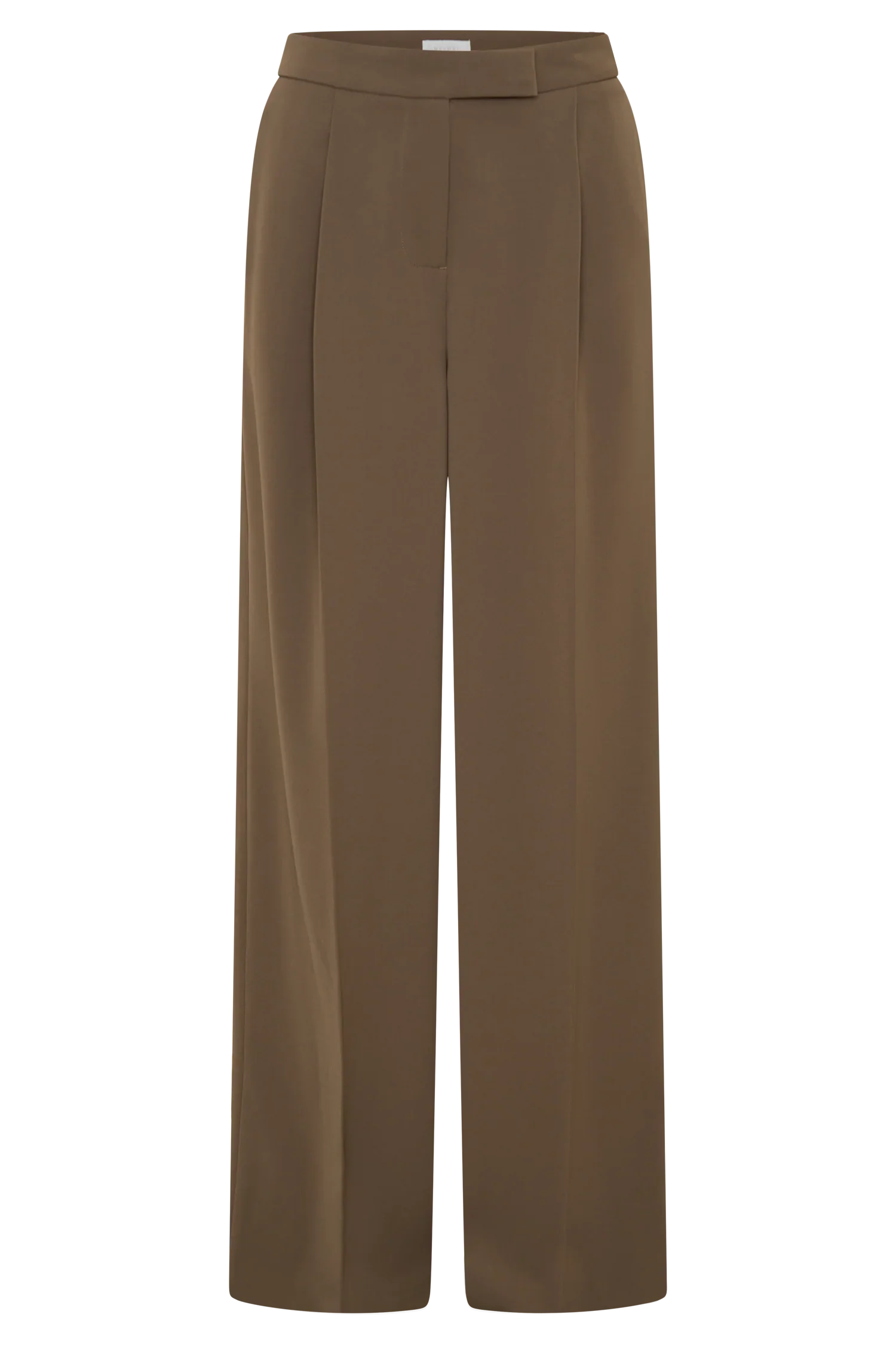 Faith Suiting Wide Leg Pant Cacao Brown