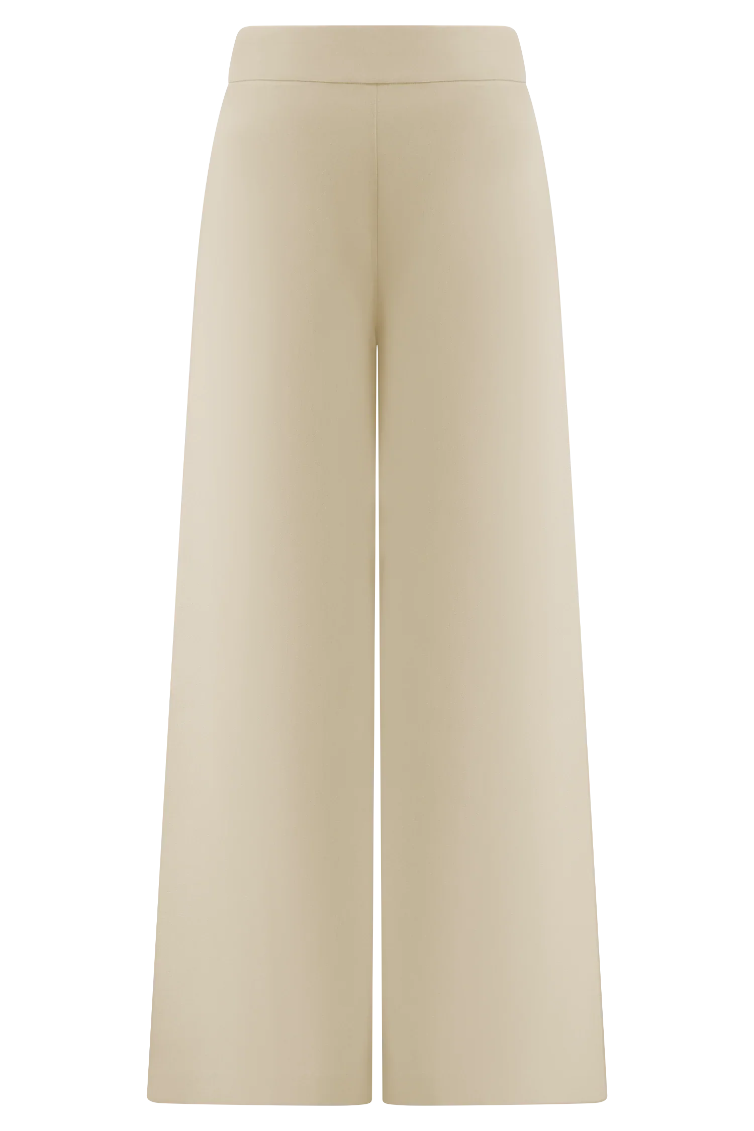Raya Mid Rise Wide Leg Linen Pant Natural Beige