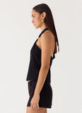 Odetta Halter Top Black