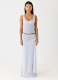 Romana Corset Top Misty Blue