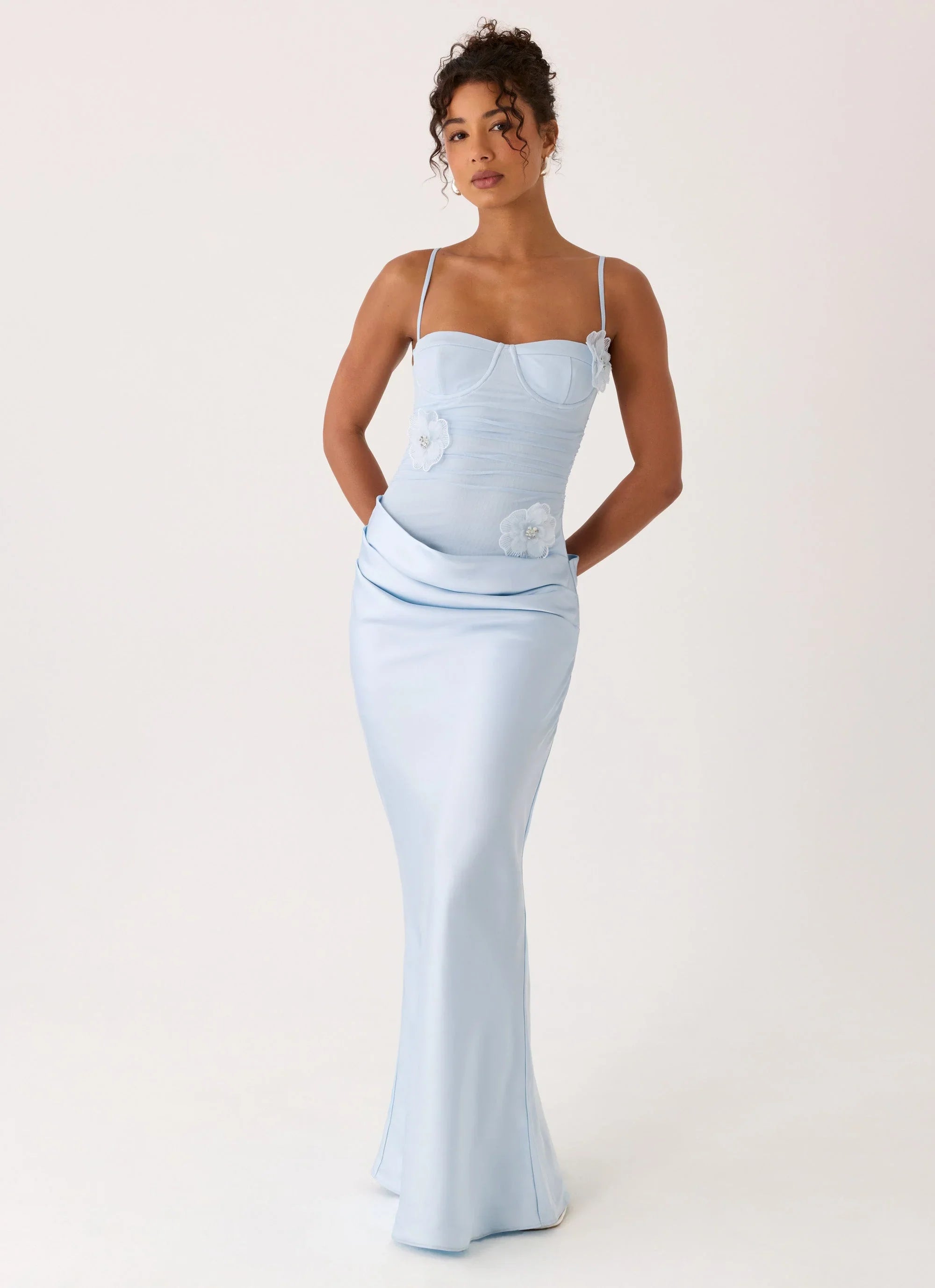 Peasella Maxi Dress Blue