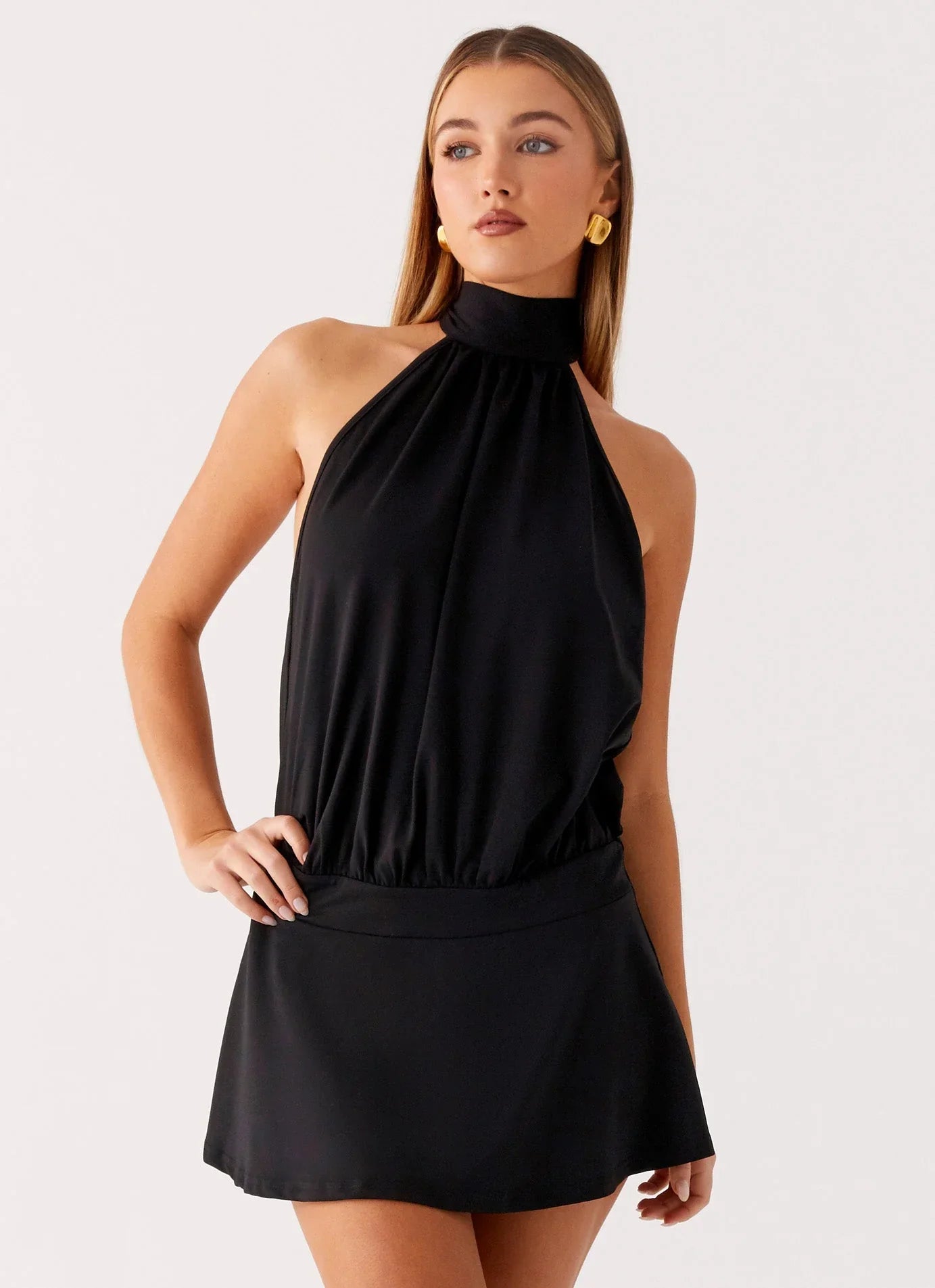 Valor Mini Dress Black