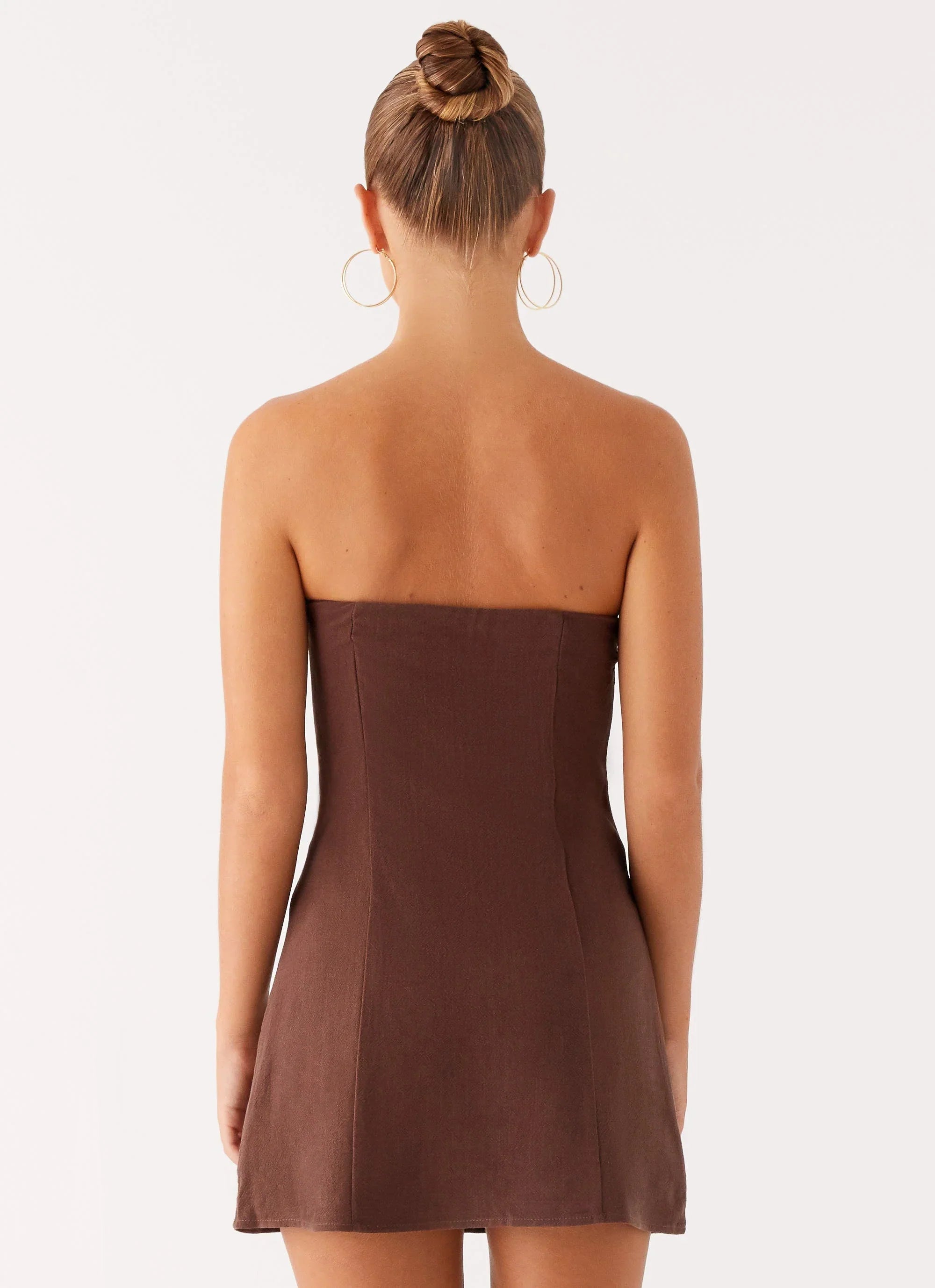Ludo Mini Dress Chocolate