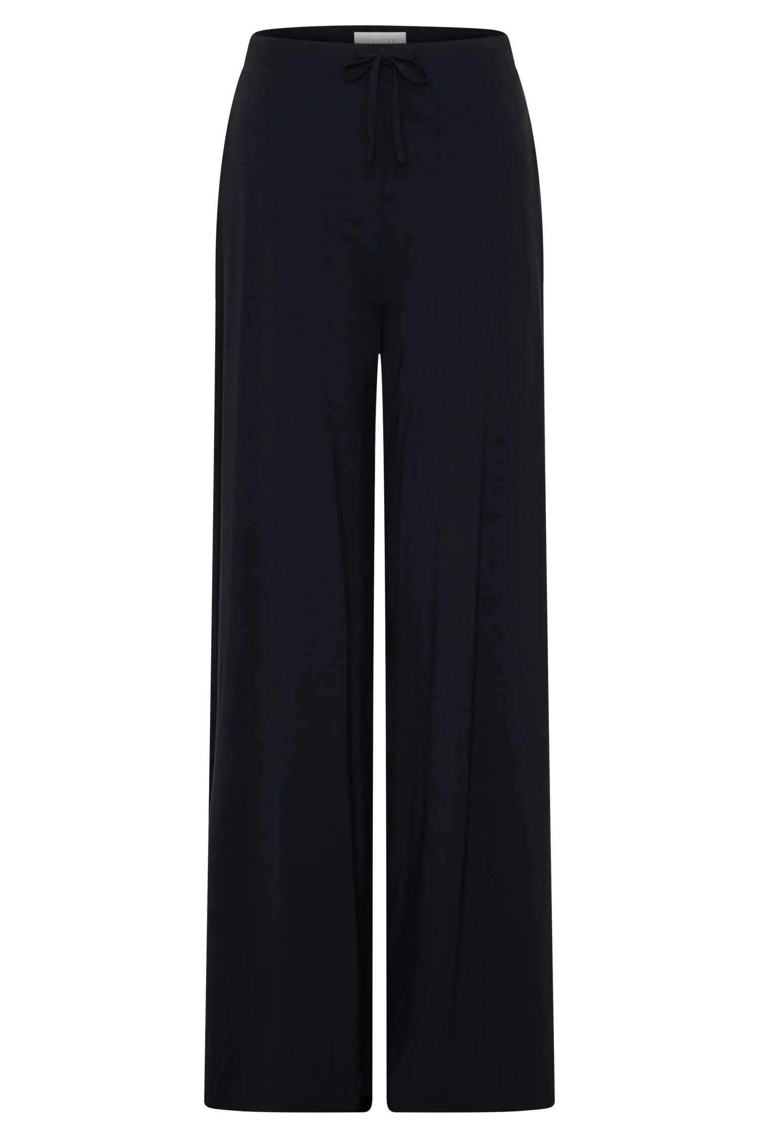 Dewi Wide Leg Modal Pants Black