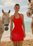 Olandria Mini Dress Tangerine