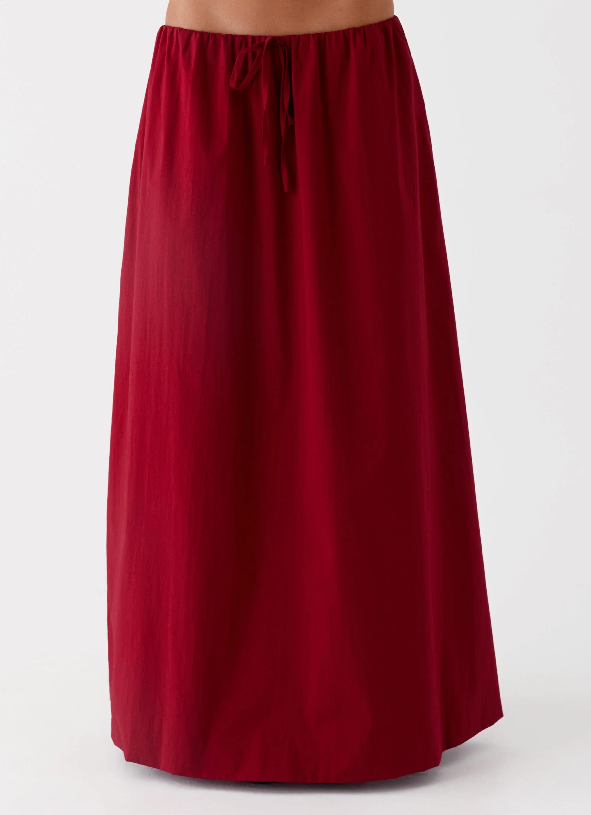 Cheryl Maxi Skirt Cherry Red